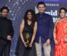 Nawazuddin Siddiqui, Nandini Viswanathan, Vivek Oberoi and Amruta Fadnavis at Mid-Day Showbiz Icon Awards 2020 at Grand Hyatt, Mumbai